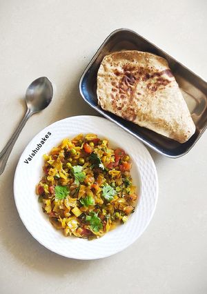 A picture of Mixed Vegetable Sabji.