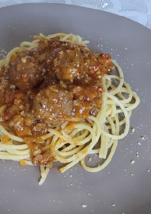 Foto resep Bola Daging Bolognese