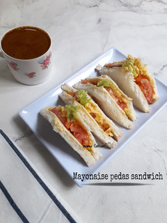 Foto resep Mayonaise pedas sandwich