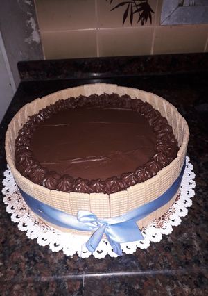 Una foto de Torta de cumpleaños de mi bebé de un año !!