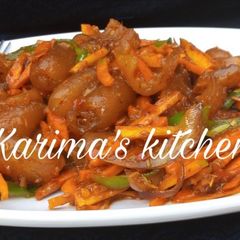 A picture of Pomo stir fry.