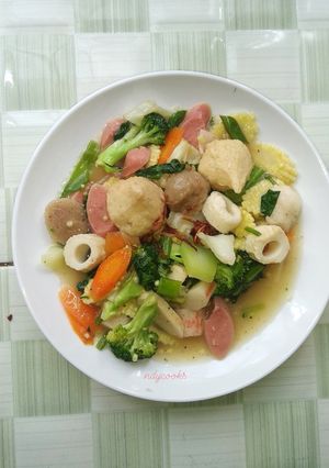 Foto resep Capcay kuah kentel tapioka