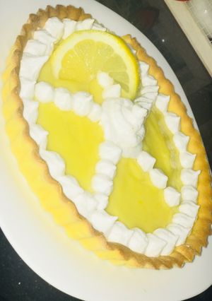 صورة لوصفة تارت بالليمون tarte au citron 🍋