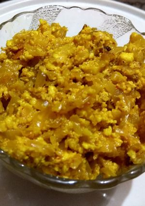 A picture of Paneer bhurji.