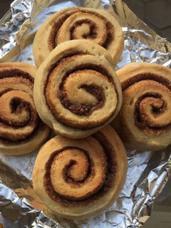 A picture of Cinnamon rolls.