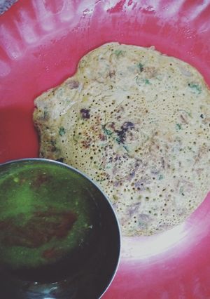 A picture of Besan ka chila.