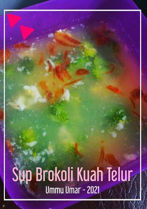 Foto resep Sup Brokoli Kuah Telur