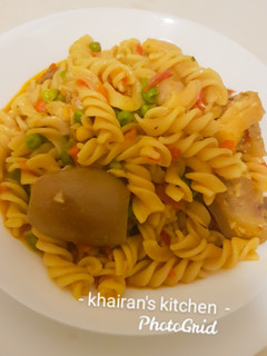 Vegetables pasta ainihin hoton girkin