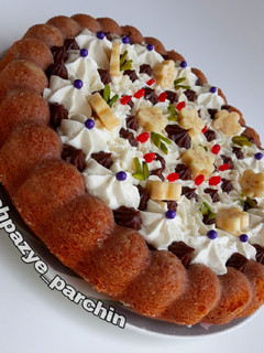 عکسی از دستور کیک سه شیر با فر دستساز 🌸tres leches