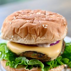 A picture of Black Bean Burger Recipe.
