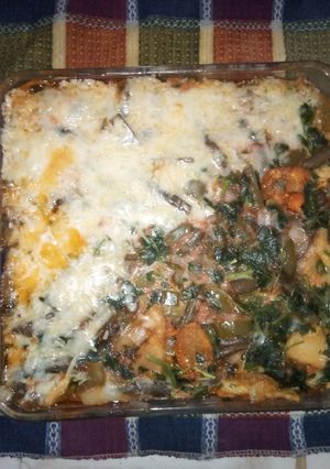 صورة لوصفة غراتان لوبيا خضراء 🥘😋