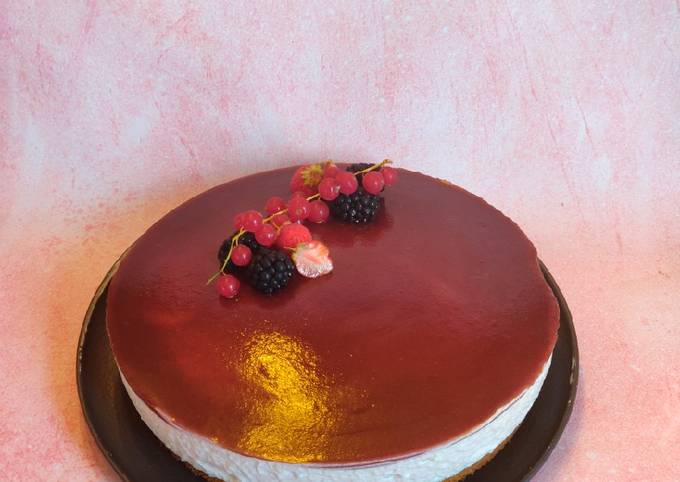 Méthode simple pour Faire Fait Maison Cheesecake fruits rouges sans cuisson