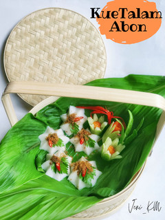 Foto resep Kue Talam Abon Dengan Garnish