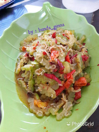 Resep Tumis pare teri medan balado yang Enak