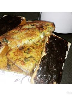 عکسی از دستور یه صبحانه ساده راحت و خوشمزه 😋