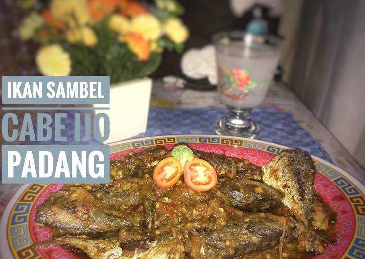 Ikan sambel cabe ijo (khas padang)🐟🐟