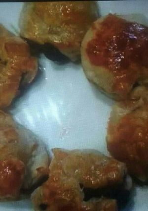 Fekete cserkó, leveles tésztában recept fotója