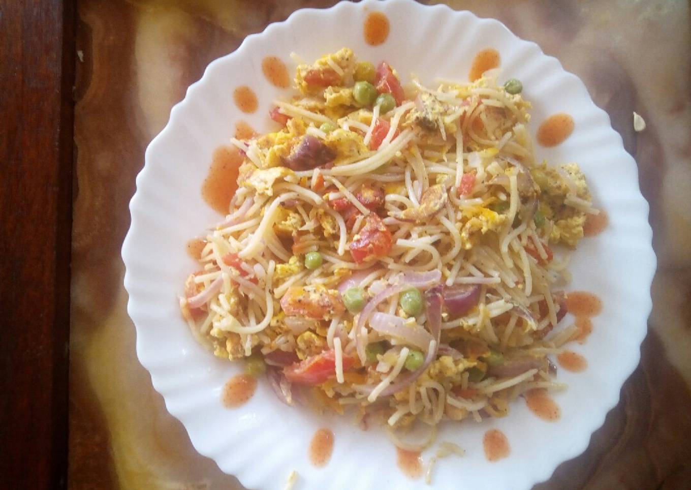 Spaghetti left over#author marathon#