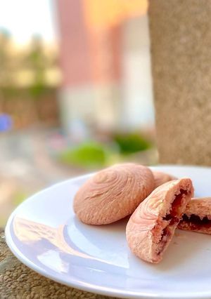 酒釀莓果太陽餅 的食譜成品照片