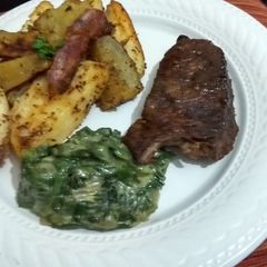A picture of Baked Sweet potatoes and potatoes.