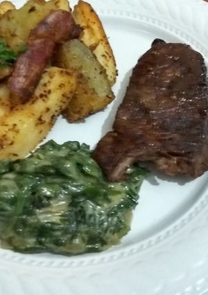 A picture of Baked Sweet potatoes and potatoes.