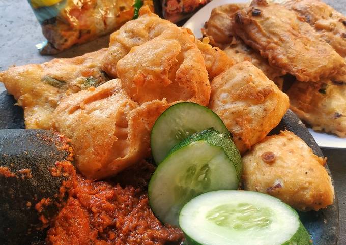 Resep Tahu tempe kriuk sambal penyet, Lezat Sekali