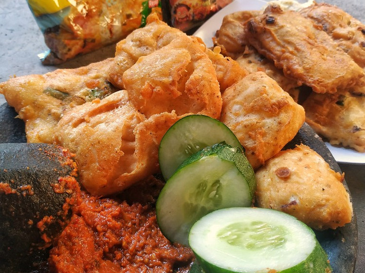 Resep Tahu tempe kriuk sambal penyet, Lezat Sekali