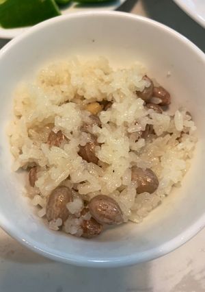 Hình của món Xôi nếp lạc.