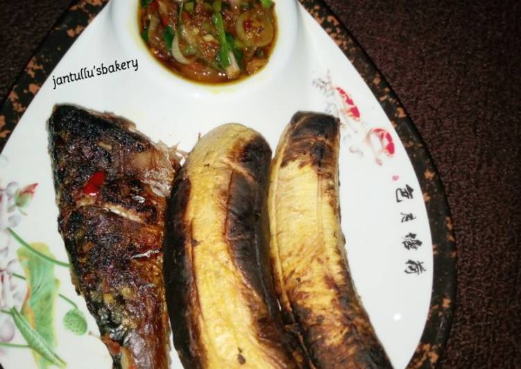 Recipe of Homemade Rosted fish and plantain