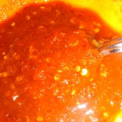 A picture of Red chilli chutney.