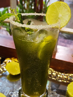 A picture of Mint lemonade.