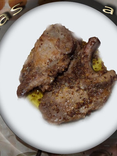 Una foto de Chuletas de cerdo a la mostaza