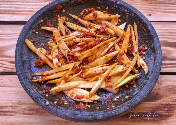 Langkah Mudah untuk Membuat Sambal Pencit, Lezat Sekali