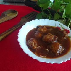 Veg manchurian A picture of Veg manchurian.