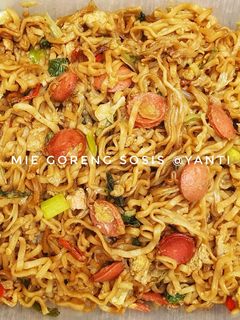 Foto resep Mie goreng sosis