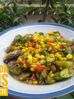 Foto resep Ikan Peda Tumis Jagung Pete