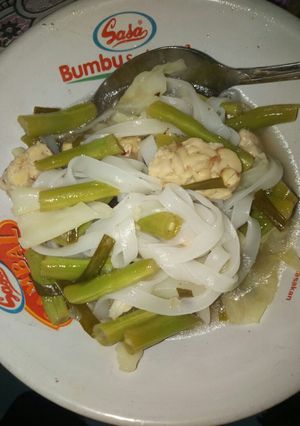 Foto resep Kwetiaw, sayur, tempe kuah asam diet debm