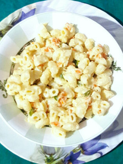 A picture of White Sauce Macaroni.