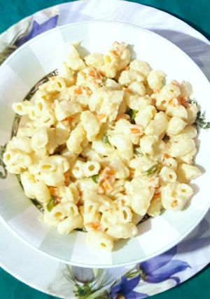 A picture of White Sauce Macaroni.