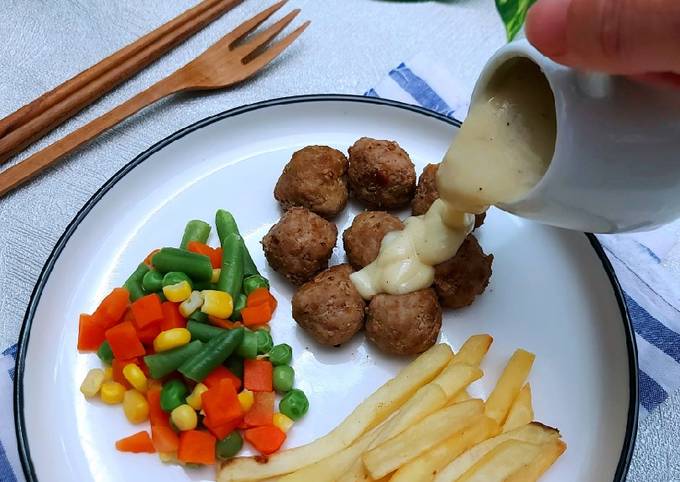 Resep Swedish Meatball Oleh Mama Upay Cookpad