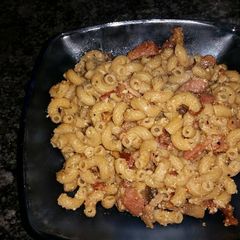 A picture of Bacon Mushroom Pasta.