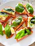 Caprese de Tomate y Mozzarella