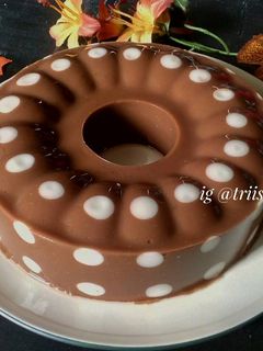 Foto resep Puding polkadot coklat susu