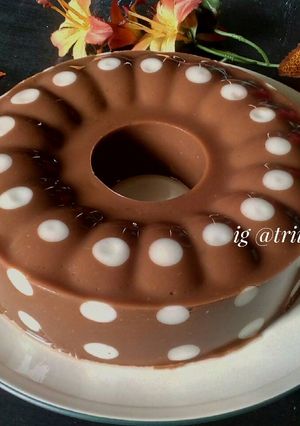 Foto resep Puding polkadot coklat susu