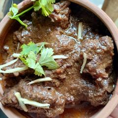 A picture of Beef Qorma.