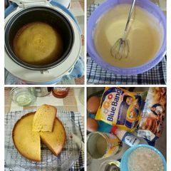A picture of Cake with Rice Cooker.