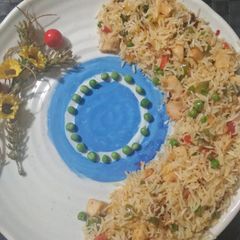 A picture of Vegetable Biryani.