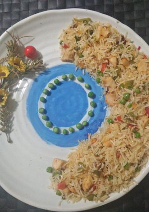 A picture of Vegetable Biryani.