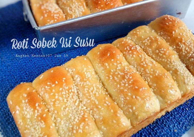 Resep Roti Sobek isi Susu 1x proofing, kilaatt | Cara Masak Roti Sobek isi Susu 1x proofing, kilaatt Yang Sedap