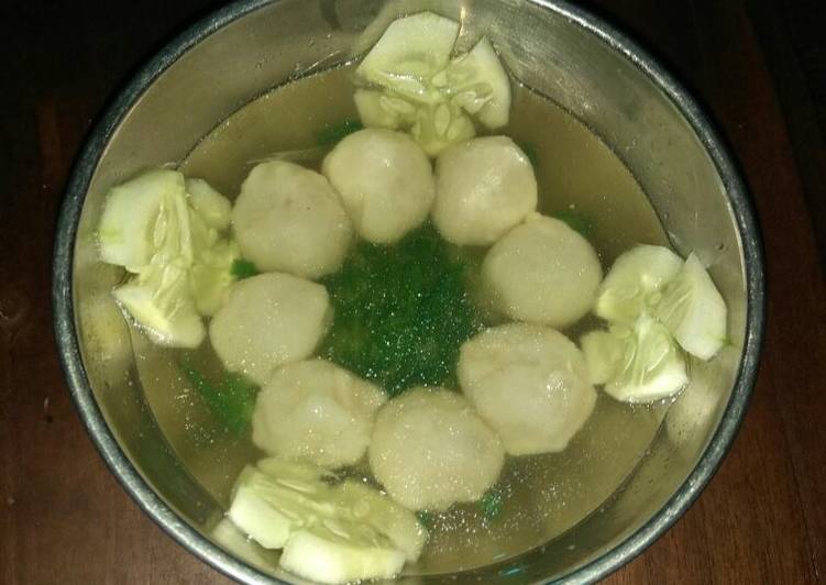 Cilok kuah (isian bakso)